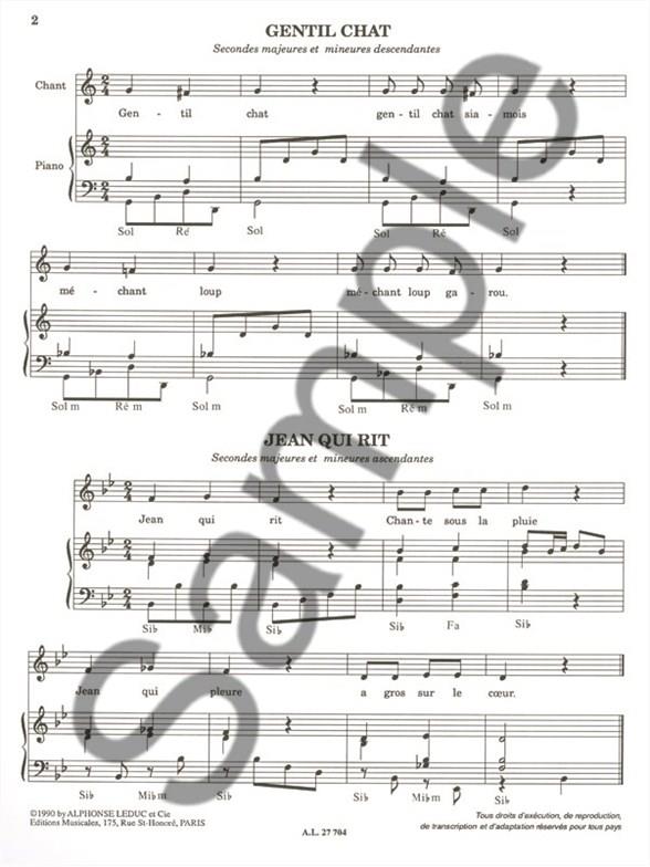The Children Sing...the intervals